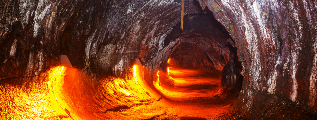 tunnels de lave du Piton de la Fournaise