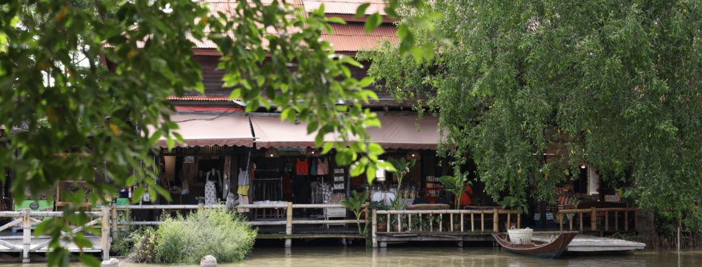 Marché flottant Thaïlande